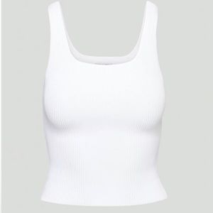 Aritzia Babaton Sculpt Knit Squareneck Tank